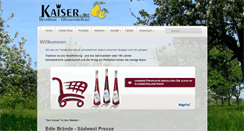 Desktop Screenshot of kaiser-salach.de